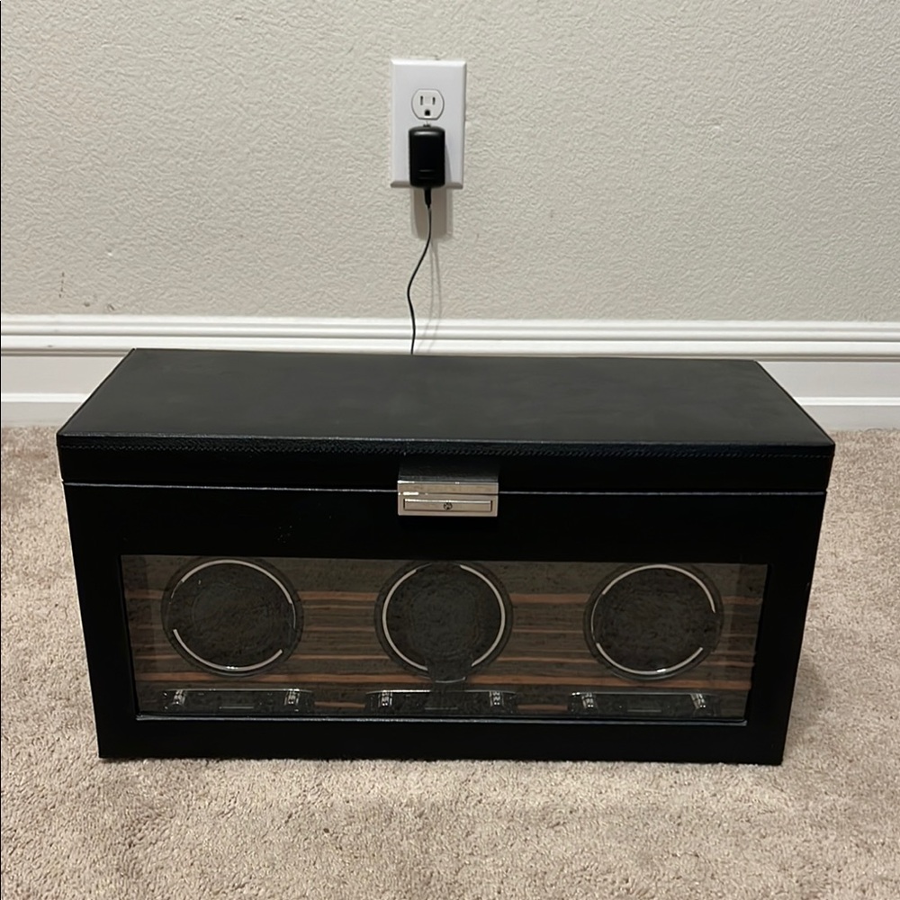WOLF ROADSTER TRIPLE WATCH WINDER WITH STORAGE